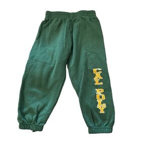 Third Street Cal Poly green joggers 2T